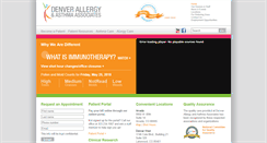 Desktop Screenshot of denverallergy.com