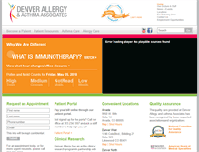 Tablet Screenshot of denverallergy.com